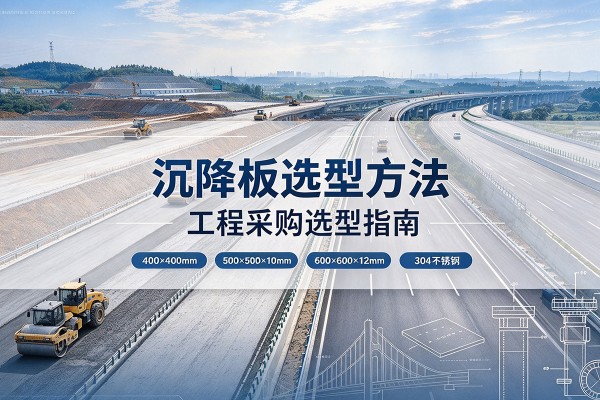 靖江沉降板选择方法
