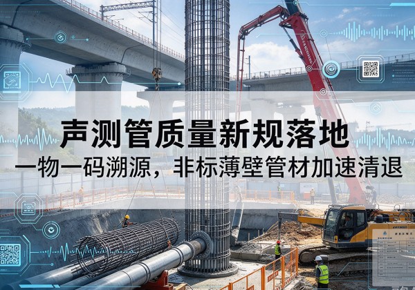靖江声测管质量新规落地，一物一码溯源，非标薄壁管材加速清退