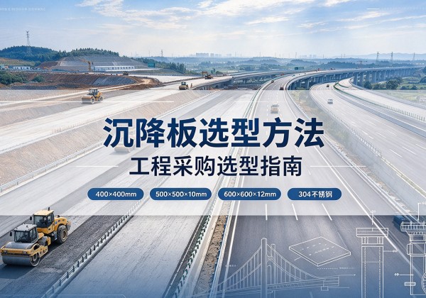 靖江沉降板选择方法